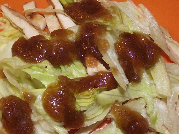 Ensalada de Pavo con Vinagreta de Compota de Manzana Ensalada de Pavo con Vinagreta de Compota de Manzana