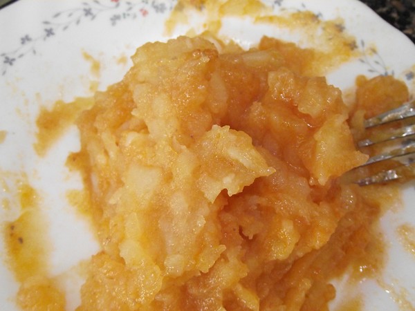 patatas pure DSCF3536 recetas Timbal de Patatas Estofadas Relleno de Virutas de Pollo
