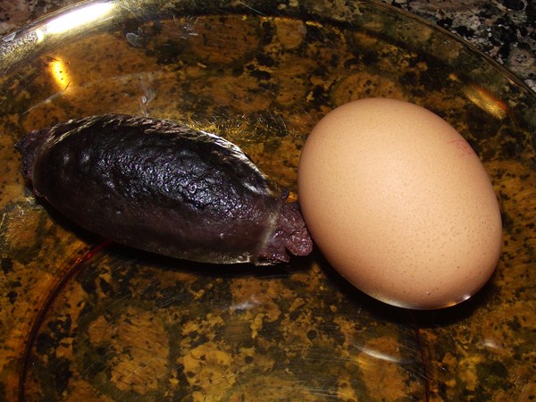DSCF4586 recetas Volcán de Huevo con Morcilla
