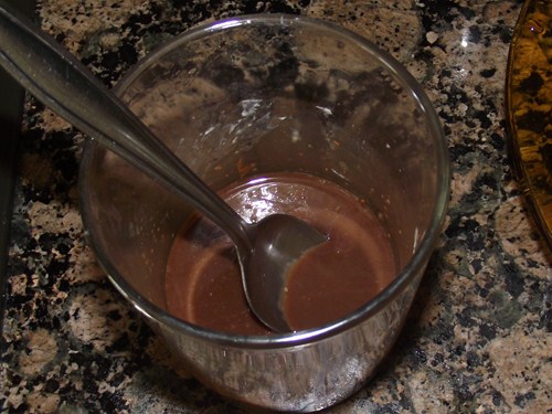 chocolate desecho DSCF4699 sobre Fresas en almÃbar con chocolate y barquillo