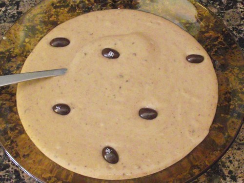 Puré de plátano con galletas y leche Puré de plátano con galletas y leche
