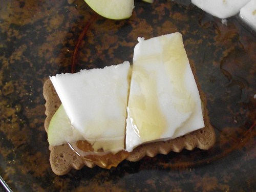 DSCF4735 sobre Sándwich de queso y manzana con miel