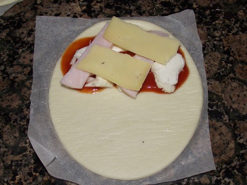 montaje-receta DSCF5273 sobre Mini Calzone de verduras, pavo y tomate