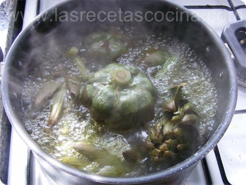 Entrante de alcachofas con salsa DSCF6022 Entrante de alcachofas con salsa