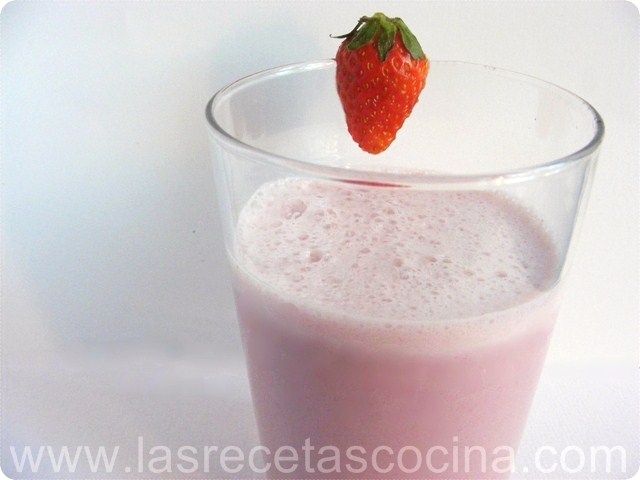 Batido de fresa