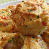 Receta de muffins de jamón con queso cheddar y verduras