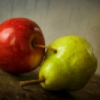 Receta de pastel tibio de peras y manzanas
