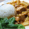 Receta de pollo al curry con verduras
