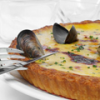 Receta de tarta de mejillones y camarones al microondas