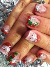 Uñas Navidad