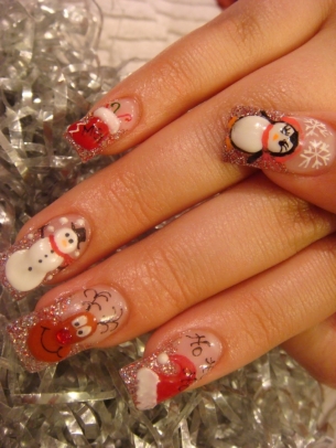 Uñas Navidadmuñeco