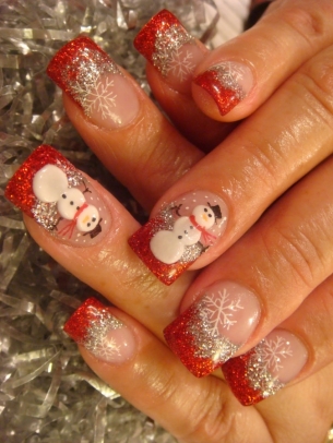 Uñas Navidadmuñeco2