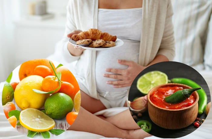 Antojos en el embarazo: el dulce el picante y las frutas ácidas