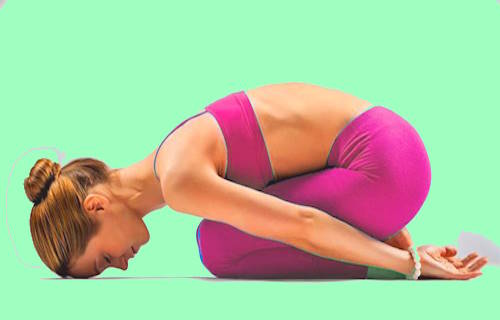 yoga postura del niño