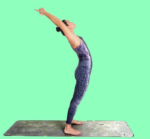 yoga postura de la montaña