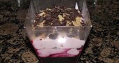 Infusión helada de frutos rojos con yogur