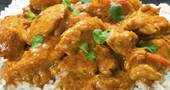 Receta de pollo al curry con verduras